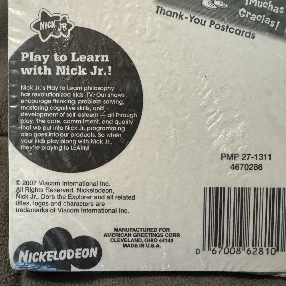 Vintage Nick jr Dora the Explorer Fiesta Birthday‎ Invitations & Thank You Cards